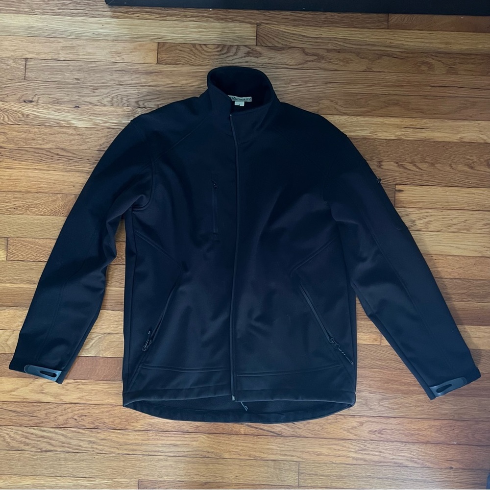 Port Authority Full Zip Soft Shell Jacket, Black,… - image 1